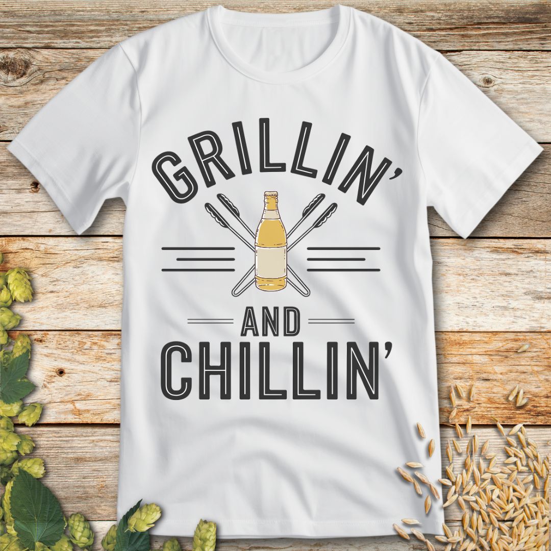 Backyard Brews T-Shirt in White - Funny beer shirt for craft beer lovers