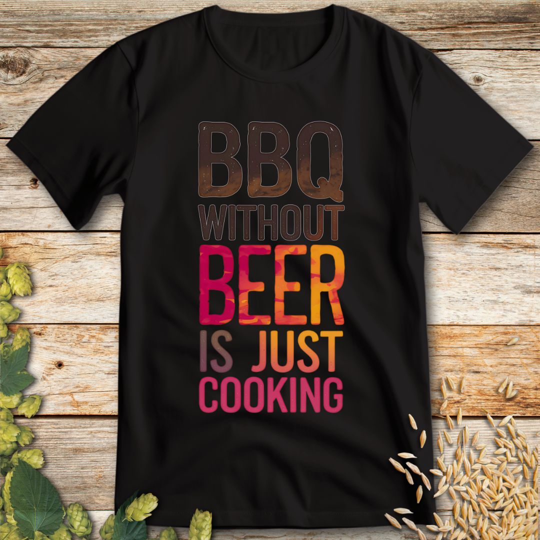 BBQ Without Beer T-Shirt in Black - Funny beer shirt for craft beer lovers