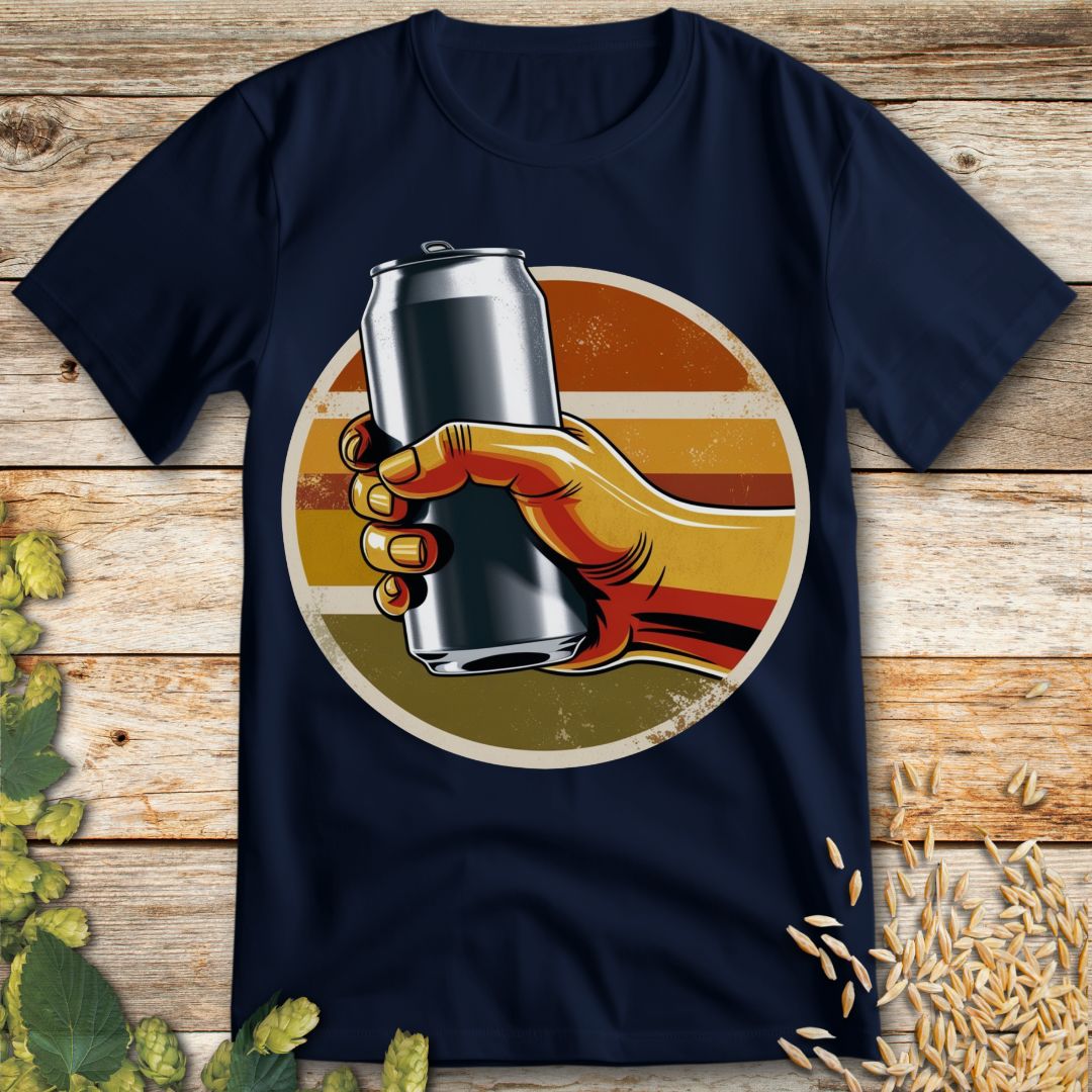 Retro Beer Vibes - T-Shirt in Navy - Funny beer shirt for craft beer lovers