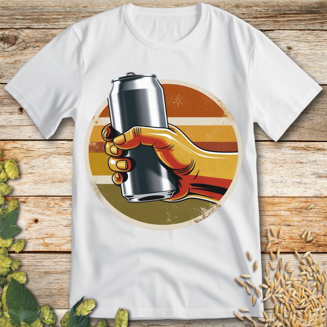Retro Beer Vibes - T-Shirt in White - Funny beer shirt for craft beer lovers