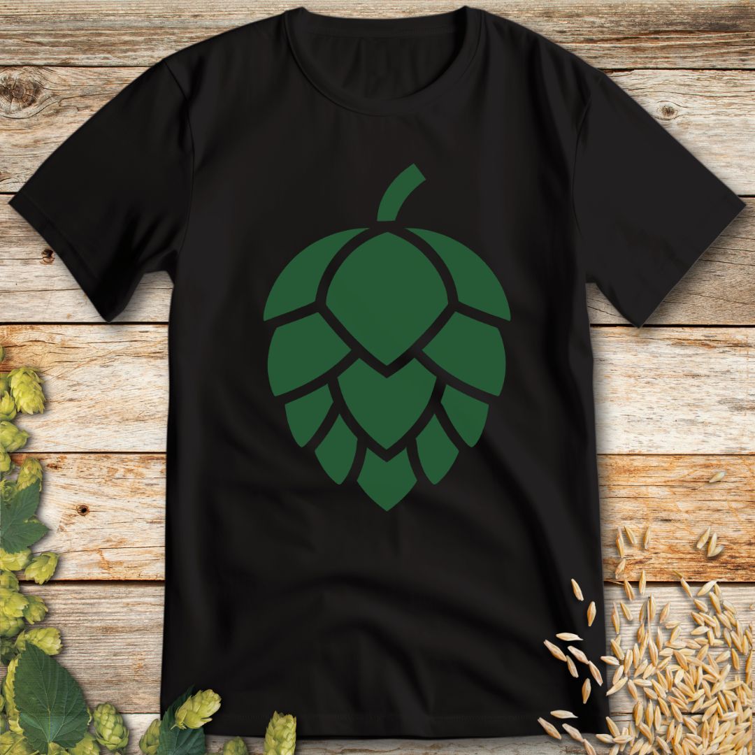 The Art of Hops T-Shirt in Black - Funny beer shirt for craft beer lovers
