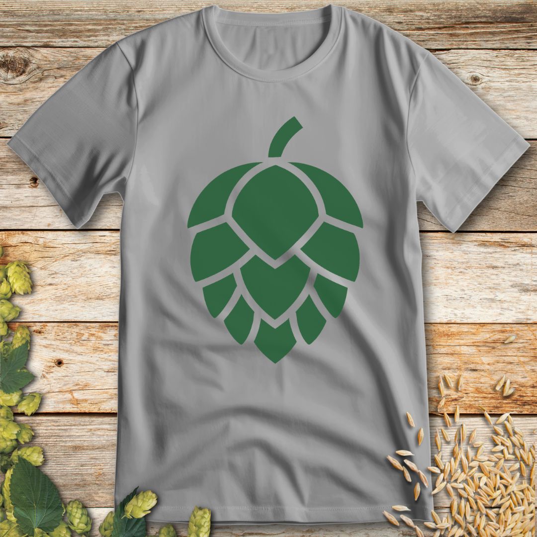 The Art of Hops T-Shirt in Ice Grey - Funny beer shirt for craft beer lovers