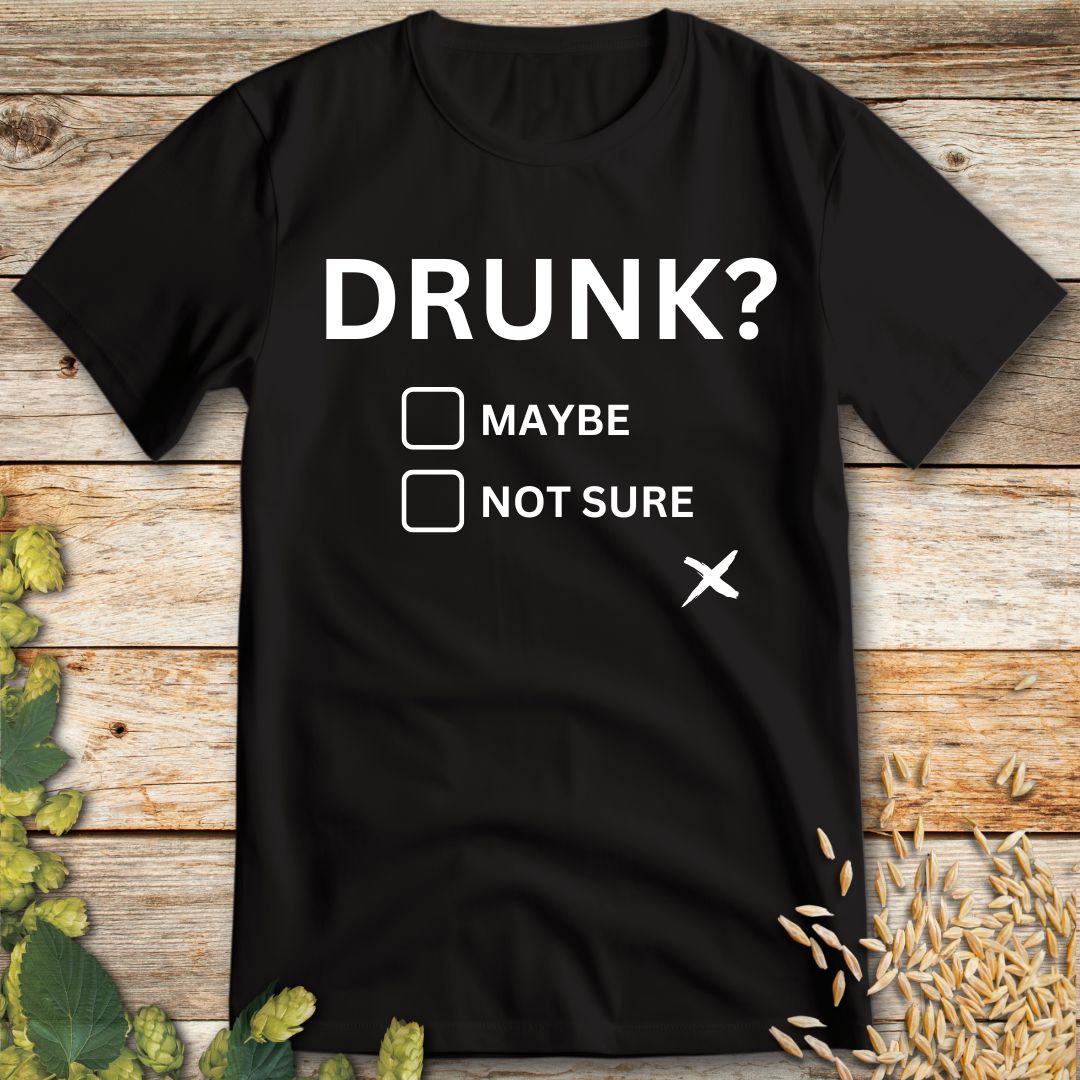 Unsteady Choices T-Shirt in Black - Funny beer shirt for craft beer lovers