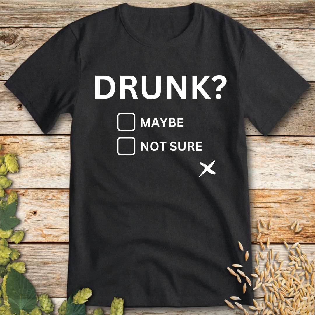 Unsteady Choices T-Shirt in Dark Heather - Funny beer shirt for craft beer lovers