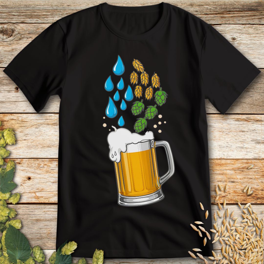 Beer Chemistry T-Shirt in Black - Funny beer shirt for craft beer lovers