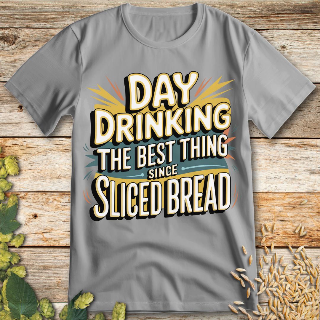 Day Drinking T-Shirt in Ice Grey - Funny beer shirt for craft beer lovers
