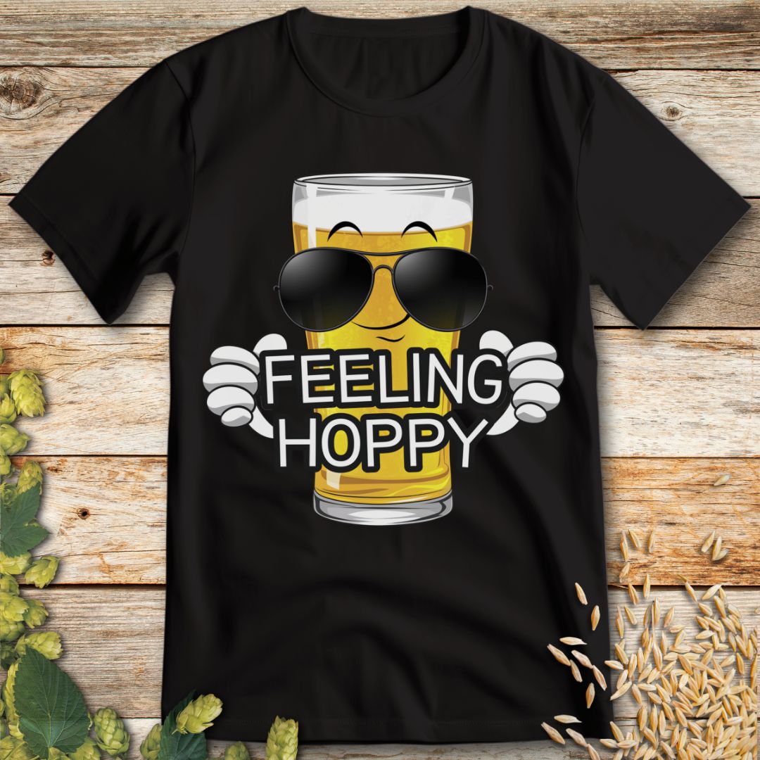 Feeling Hoppy T-Shirt in Black - Funny beer shirt for craft beer lovers
