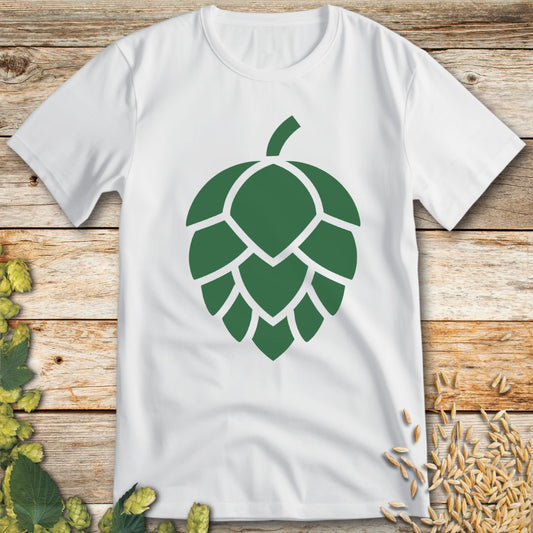 The Art of Hops T-Shirt in White - Funny beer shirt for craft beer lovers